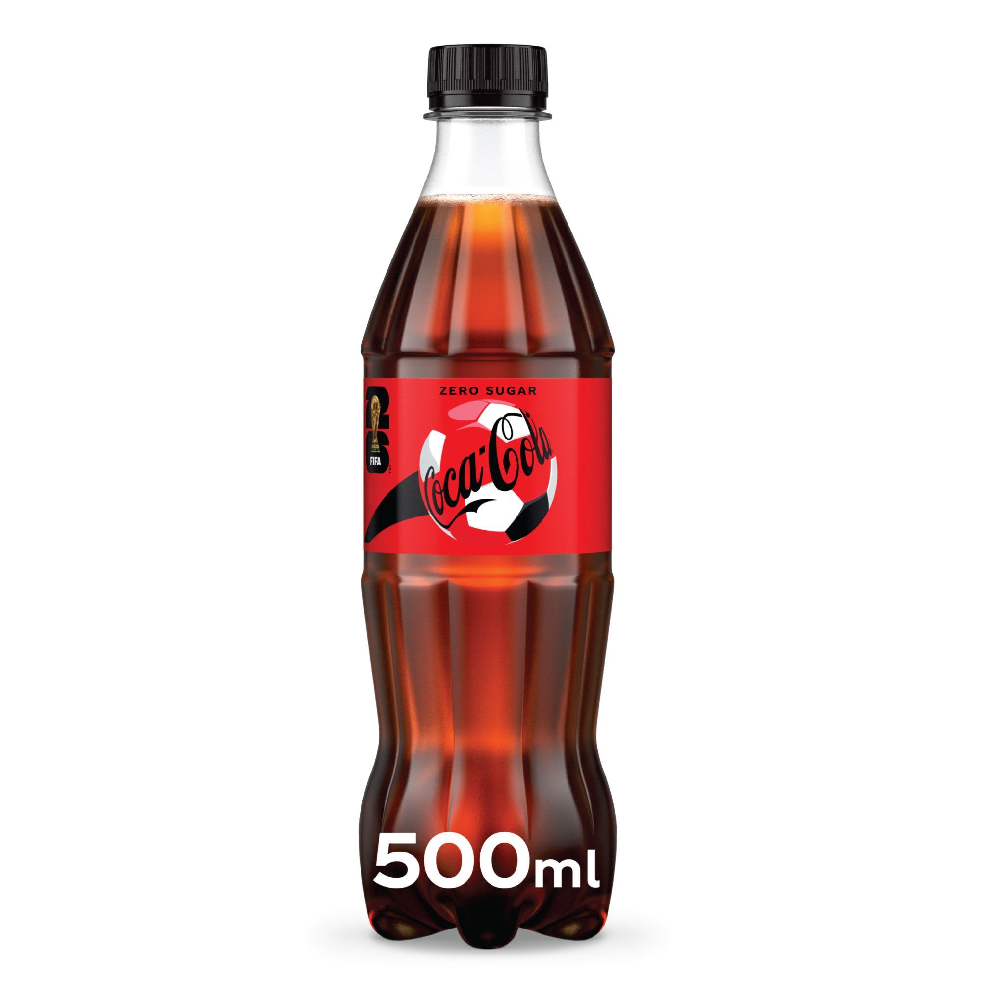 كوكاكولا بلاستيك 500مل - كولا زيرو