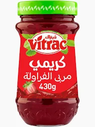 فيتراك مربى 430 جم - فراولة كريمي