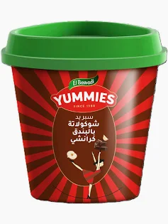 البوادي حلاوة سبريد 150جم - شوكولاتة بندق كرانشي