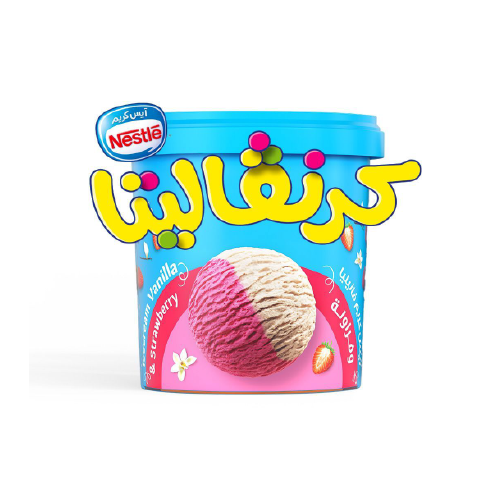نستلة ايس كريم كرنفاليتا 1 كجم - فانيليا فراوله