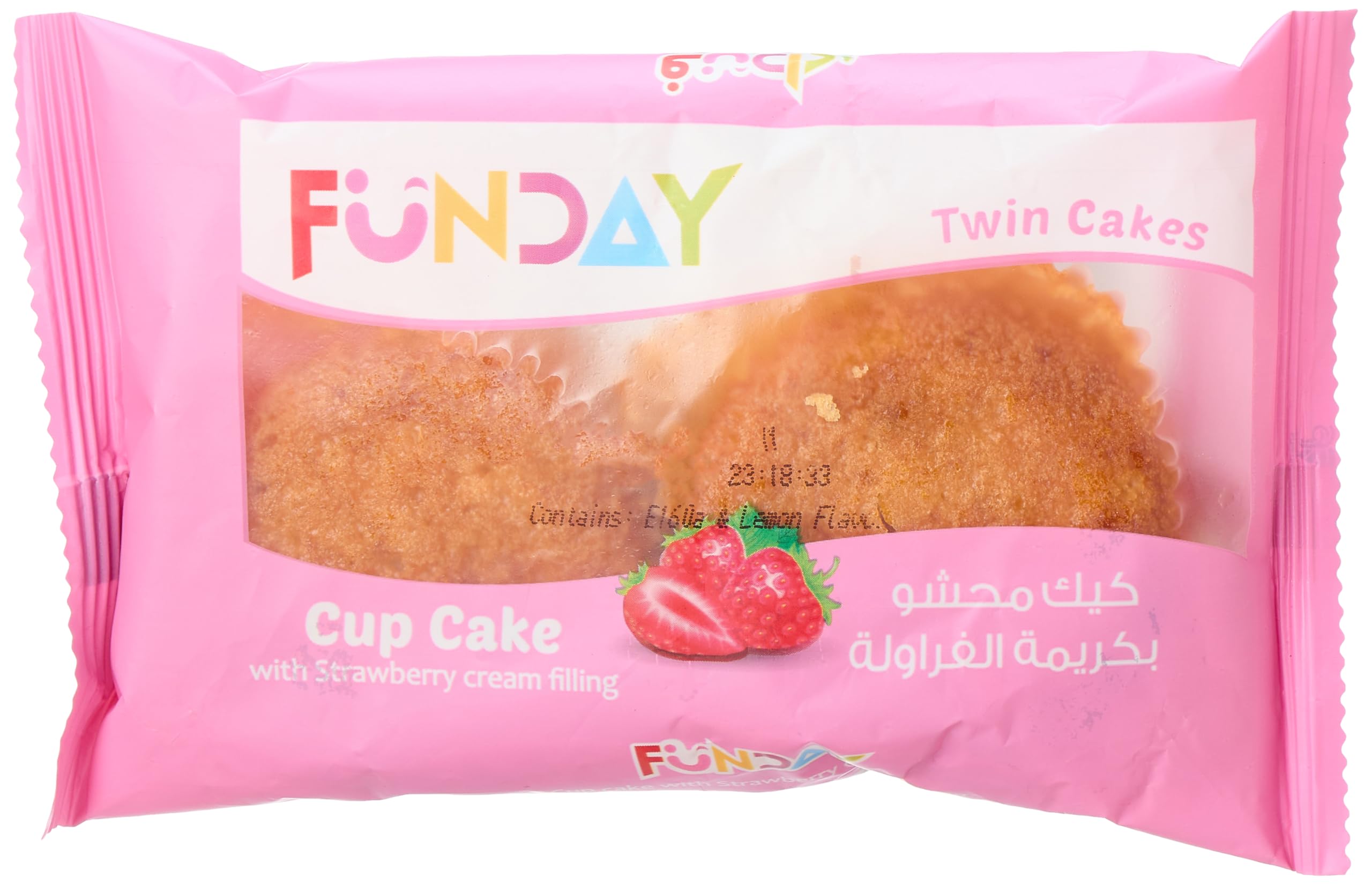 فن داي كب كيك - فراوله