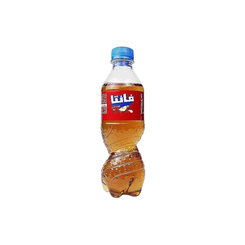 كوكاكولا مشروب غازي بلاستيك 300مل - فانتا تفاح احمر